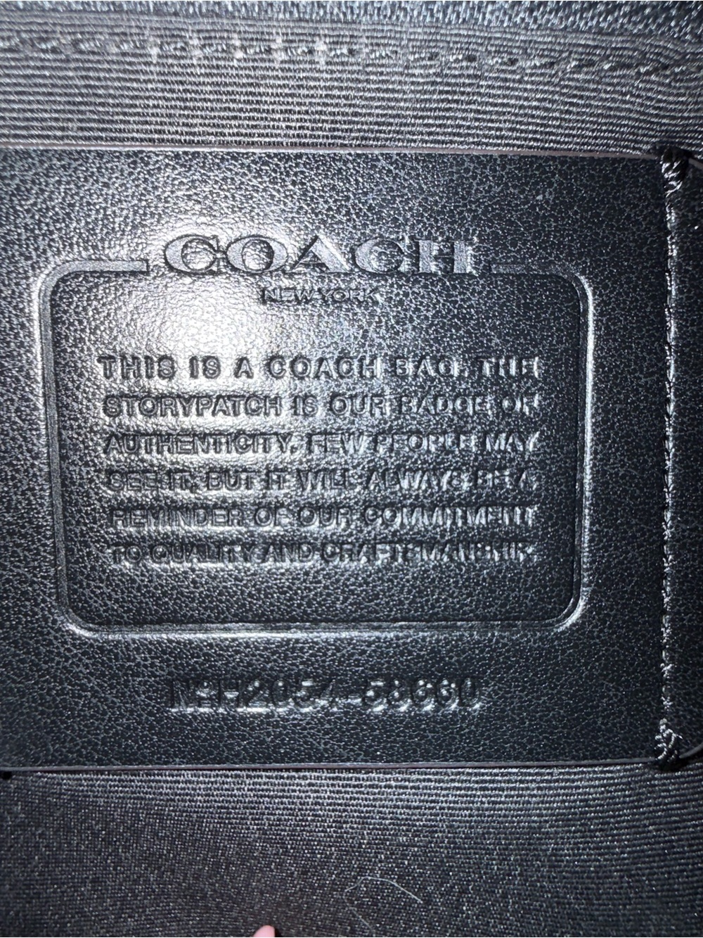 Coach Forest Green Pebbled Leather Tote with Leather Tag - Picture 13 of 13